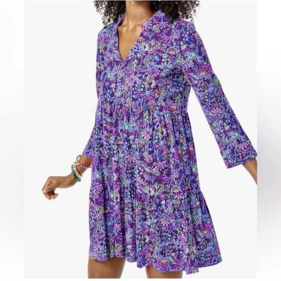 Lilly Pulitzer Dresses & Skirts - Lilly Pulitzer Alaina Purple Berry size Medium